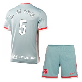 Goedkope Atlético Madrid R. De Paul 5 Kids Uittenue 2024-25